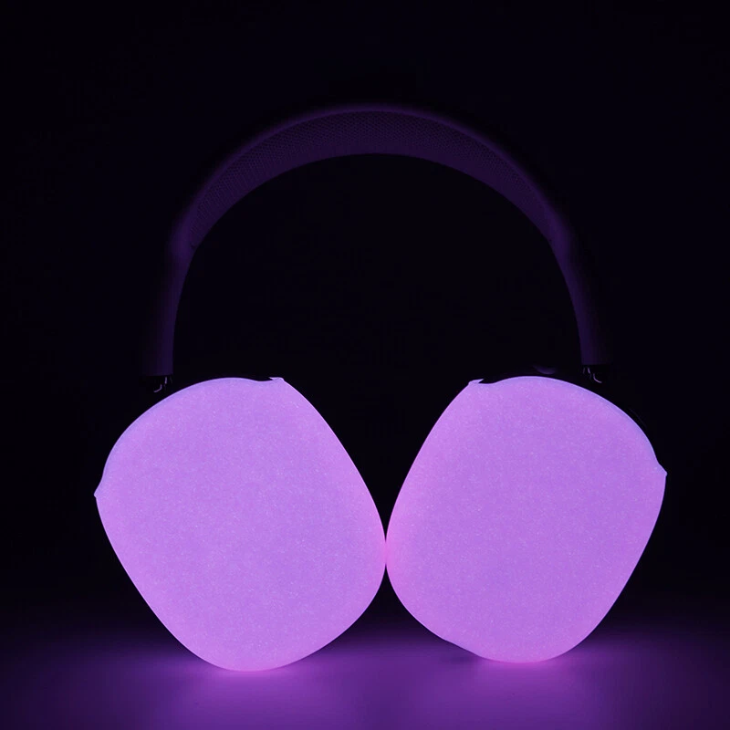 2 PIEZAS Repuesto Para Apple AirPods Max Luminoso A Prueba de Golpes Auriculares Estuche Cubierta Foto 3 de 4