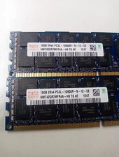  x2 16GB 2Rx4 PC3L-10600R HMT42GR7MFR4A-H9 - 32GB HYNIX Server Ram