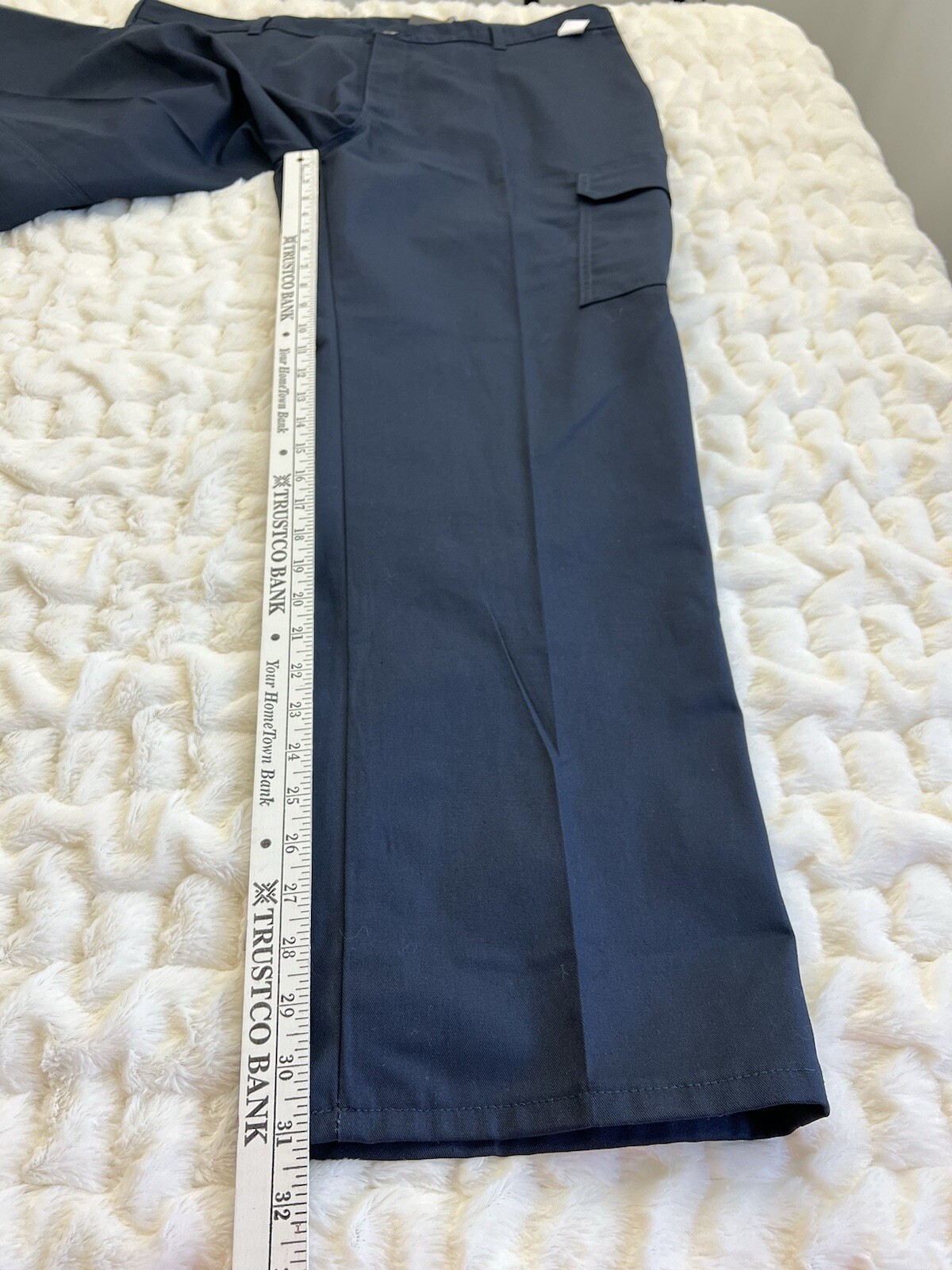 Dickies Loose Fit Cargo Work Pants Men’s Size 40X31 Navy Blue Straight Leg NEW image 5