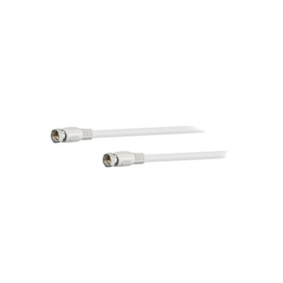 Cavo dell'altoparlante bianco, Rotolo da 50 m, sezione 2 x 2,5 mm², CU. Lunghezza del Cavo 50 m