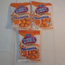 Double Bubble Dreamsicle Gumballs 3 Pack 3.3oz Each Fresh Candy Treat