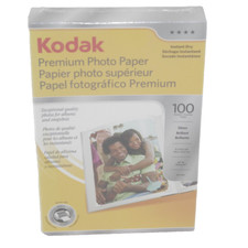 Kodak 4x6 Premium Photo Paper 100 Sheets Instant Dry Gloss New Sealed