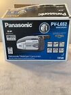 Panasonic Pv-L652 Camcorder W/ Accessories And User Guide - Still In The Box!