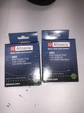 (2)  Altronix 6062 Multi-Purpose Programmable Timer 1 second to 60 minutes 