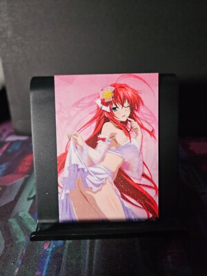 Rias Gremory High School DxD Art Card Glitter Anime Waifu CCG Collectible