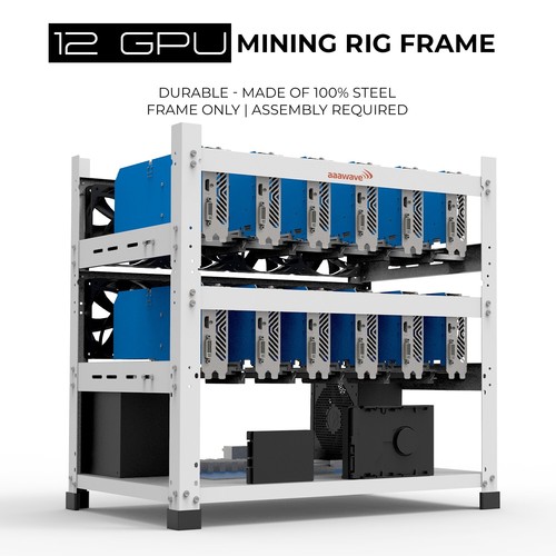 AAAwave The Sluice V2 12GPU Open Frame Mining Rig Frame Chassis - Picture 4 of 8