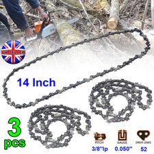 3x 14" Chainsaw Chain Fits McCulloch Mac 335 338 435 436 438 440 738 14 Inch Bar