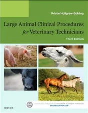 Large Animal Clinical Procedures for Veterinary Technicians , paperback 