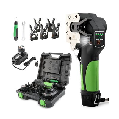 Power Flaring Tool Kit, 1/4'' - 3/4'' HVAC Electric Flaring Tool for Copper Pip...