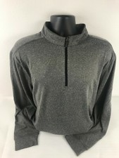 NWT Greg Norman Men's 1/4 Zip Pullover Performance Sweater Charcoal Size XL