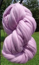 Purple Lavender Wool Top Roving to Spin into Yarn or Felting Crafts
