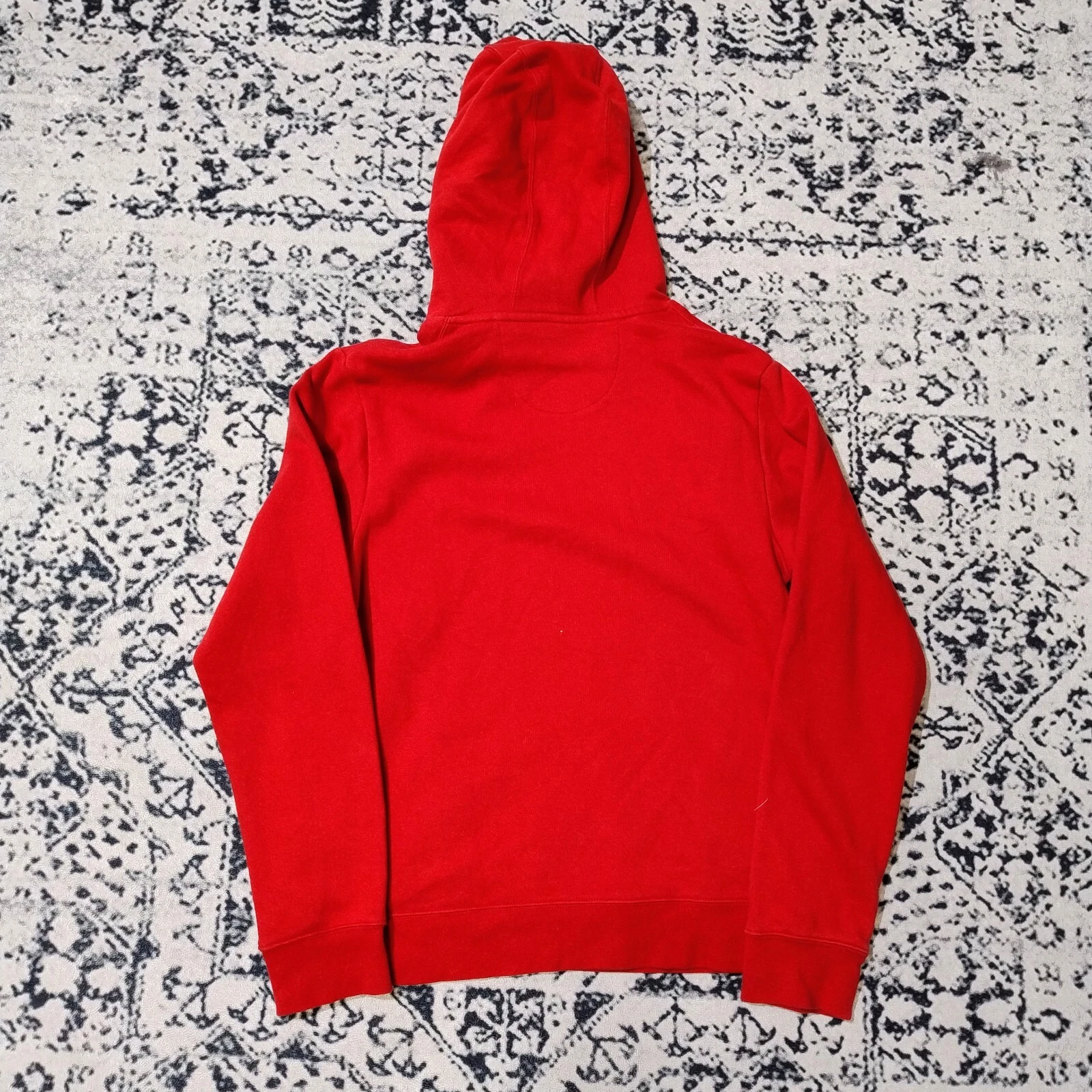 GUCCI Felpa con cappuccio vintage unisex cotone rosso taglia M Atlanta United FC vestibilità regolare