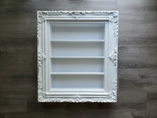 20x24 Ornate Wall Frame Display with Shelves, Spice Rack, Essential Oil Rack