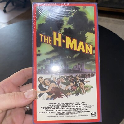 Vintage The H-Man VHS Horror Sci-fi Yumi Shirakawa Kenji Sahara