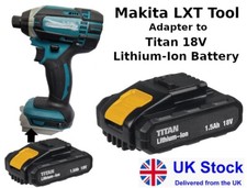 Battery Adapter  / Converter for Titan 18V Battery to 18V Makita Tool