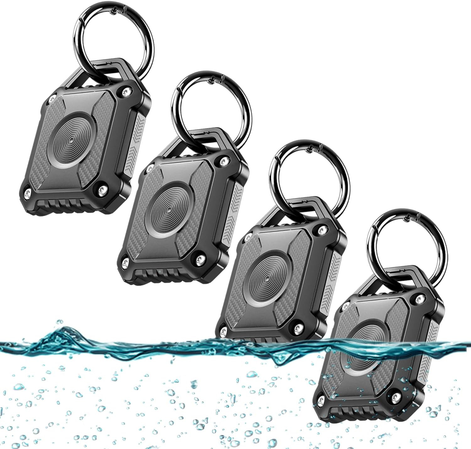 Confezione Da 4 Supporti per Airtag, IP68, Impermeabili, per Apple Air Tag, Cust