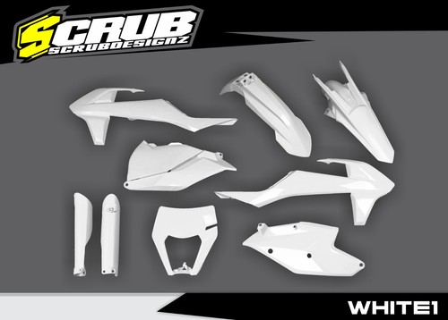 Plastics + Graphics + Seat Cover KTM 2017 2018 2019 EXC EXC-F 125 - 500 - Picture 4 of 10