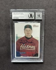 2006 Topps R. Clemens signed.HOU Astros Auto.BAS 10 Autograph Card NM-MT+ 7 CY's