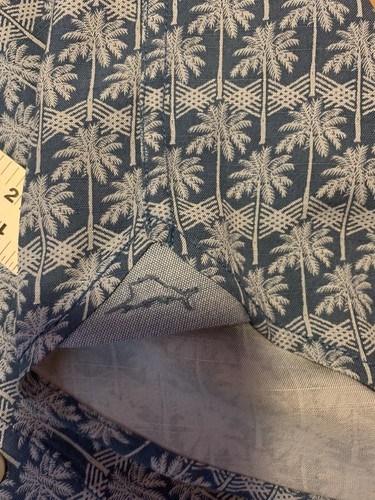 NWT Tommy Bahama Palms Away Geometric Print M Short Sleeve Button Front Shirt - Picture 7 of 13