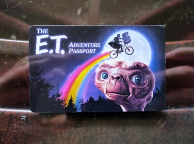 The E.T. Adventure Authentic Passport Card Universal Studios Florida 