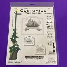 4th & Vine Wine Beer Bottle Labels A61032 Schooner 8 Sheets/32 Removable