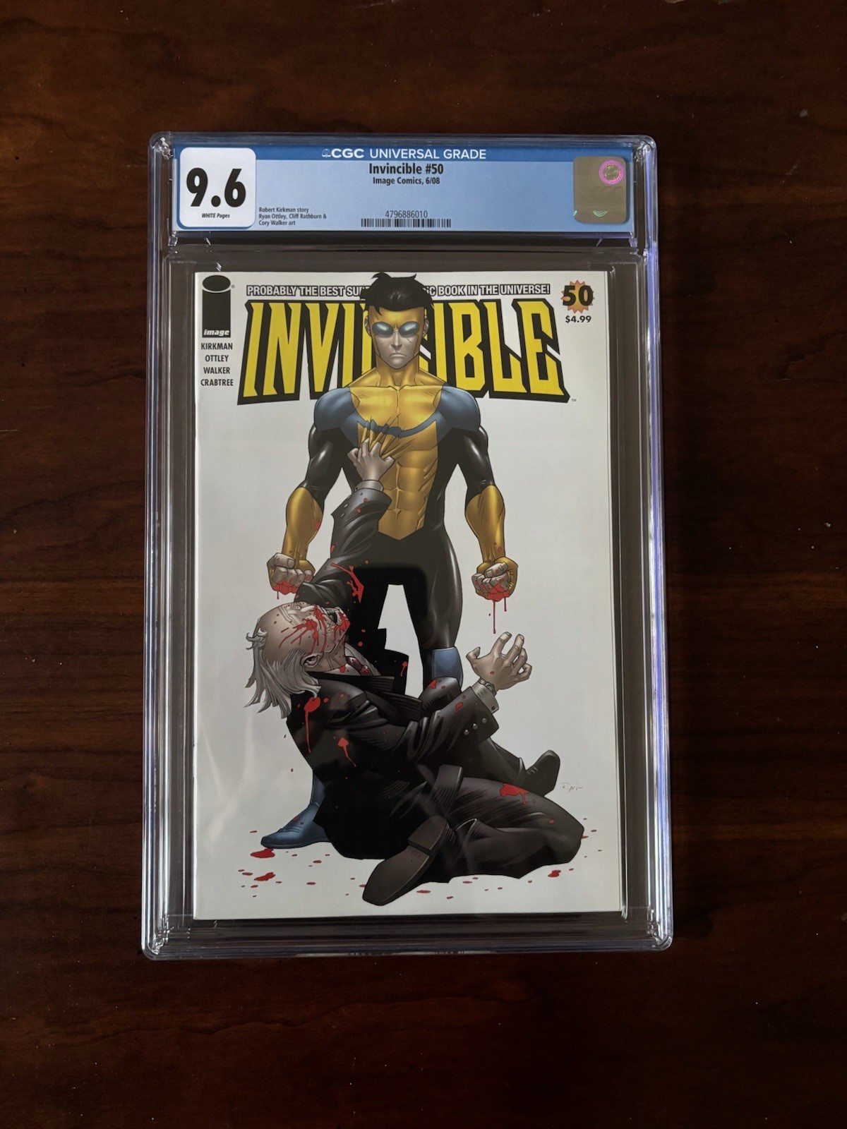 Invincible #50 (Image, 2008) CGC 9.6 Milestone issue | Classic CVR