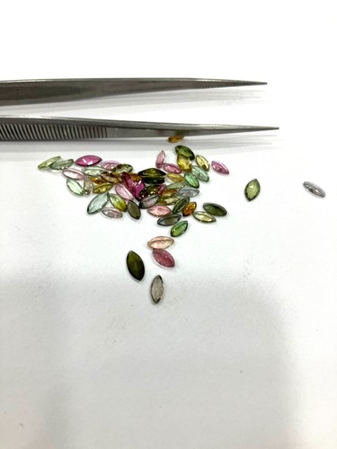 Natural Multi Tourmaline Marquise Cut Loose Gemstone For Making All Jewelry - Picture 21 of 24