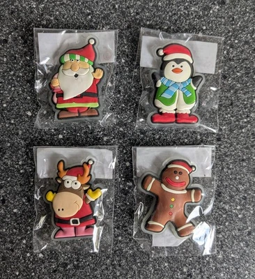 Magnete Kühlschrankmagnete Weihnachten Pinguin Lebkuchenmännchen Dekoration NEU - Bild 1 von 2