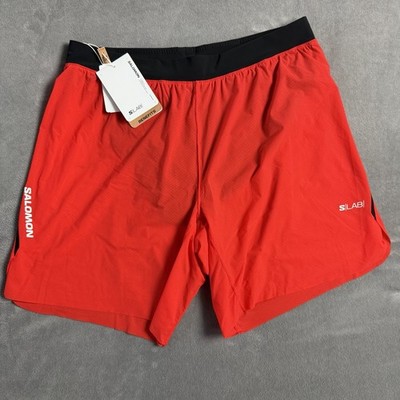 Salomon Mens S/Lab Speed  SPL 7'' Lined Shorts Size L NEW