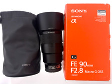 SONY FE 90mm F2.8 Macro G OSS (SEL90M28G) for Sony FE mount -Near Mint-