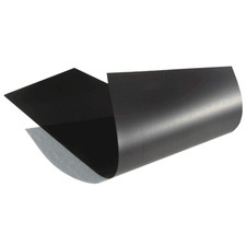 Thin Flexible Magnetic Material Sheet 4 X 12-Inch .020 In. Thick Black For