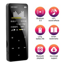Support 128GB Bluetooth MP4/MP3 Lossless Music Player FM Radio Recorder Sports