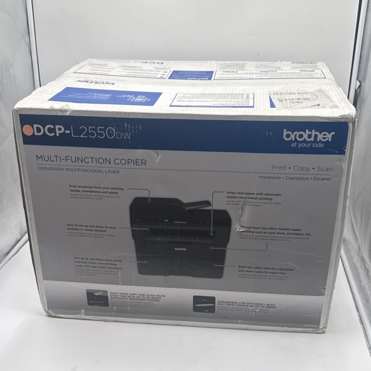 Brother DCP-L2550DW Compact Monochrome Laser Multifunction Printer