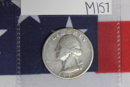 1932-S Silver Washington Quarter - Fine Condition (M157)