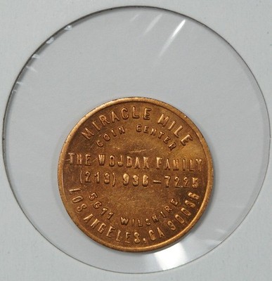 1976 Miracle Mile Coin Center Wojdak Family Los Angeles CA Dealer Advertising #3