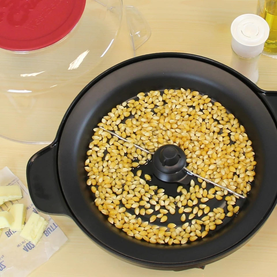 West Bend Stir Crazy Hot Oil Popcorn Popper 6-Quart Machine with Stirring Rod - Image 2 of 4