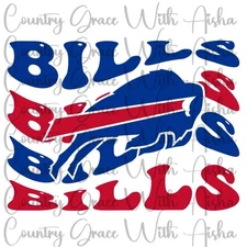 Sublimation Print Buffalo Bills Football Ready To Press Paper Ink Heat Transfer