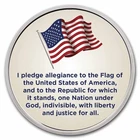 1 oz Silver Colorized Round - APMEX (Pledge of Allegiance)