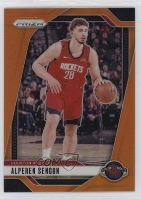 2024-25 Panini Prizm Orange Prizm 8/49 Alperen Sengun #201 0fo5