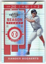 2020 Panini Chronicles Contenders Optic Holo Xander Bogaerts #29 Boston Red Sox