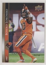 2021 Upper Deck CFL Gold 45/50 Boseko Lokombo Bo Lokombo #177 l5j
