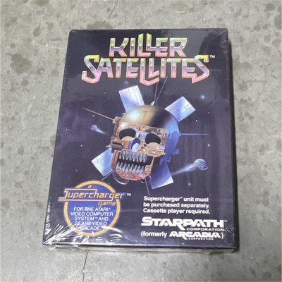 Starpath Killer Satellites Atari 2600 Supercharger Shooter Game Sealed  