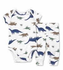Carter's 2-piece set, size 3 months boy : bodysuit and pants dinosaur design
