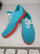 Nike SB Eric Koston 2 Turquesa Rojo Gamuza Zapatos de Skate Parte Superior Baja Comodidad TALLA 10