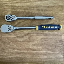Napa Carlyle Tools 1/2” Drive Ratchet Set R1290A Soft Grip & R12QR Quick Release