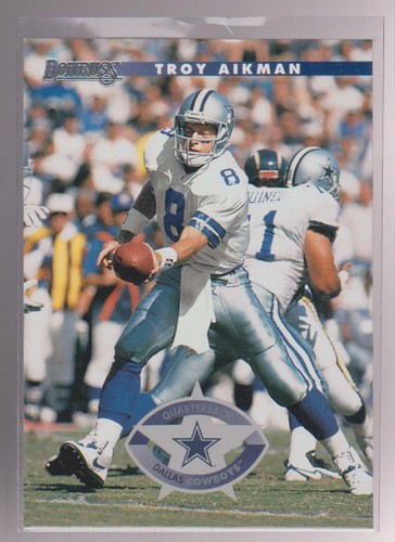 Troy Aikman #30 1996 Panini Donruss card