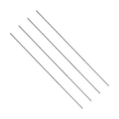 4 pcs 2.5mm Dia 204mm Length GR5 Metal Solid TC4 Titanium Round Bar[0.1 x 8IN]