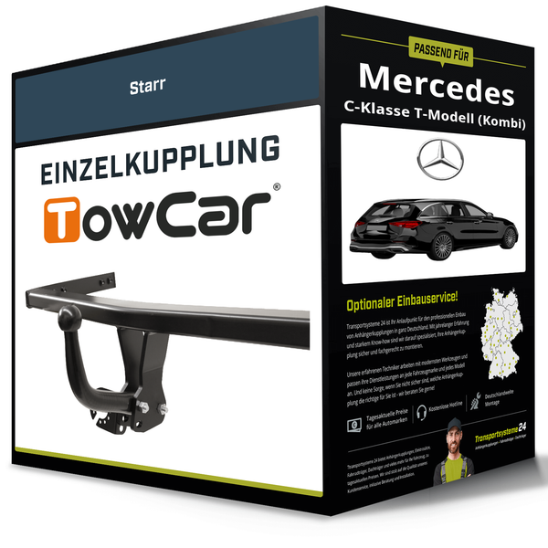 Starre AnhäNgerkupplung für Mercedes C-Klasse T-Modell (Kombi) 21- S206 Towcar-image
