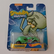 HOT WHEELS 2016 CHARACTER CARS SPONGEBOB SQUAREPANTS SQUIDWARD 1:64 MIP