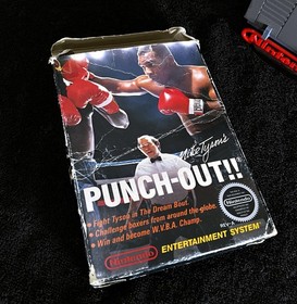 Mike Tyson Punch-Out 1987 &bull; Funciona con caja e insertos de colecci&oacute;n &bull; Videojuegos NES de colecci&oacute;n